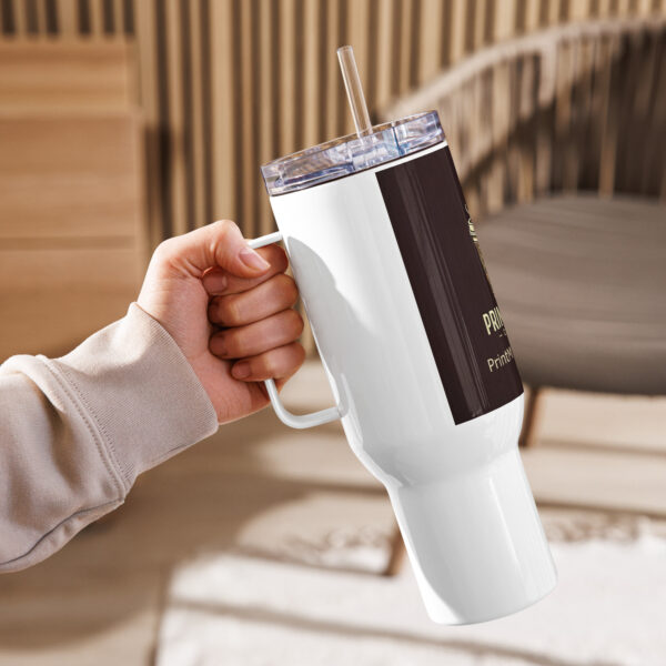 Travel mug (Stanley Style) with PrintMyCup Logo - Image 2