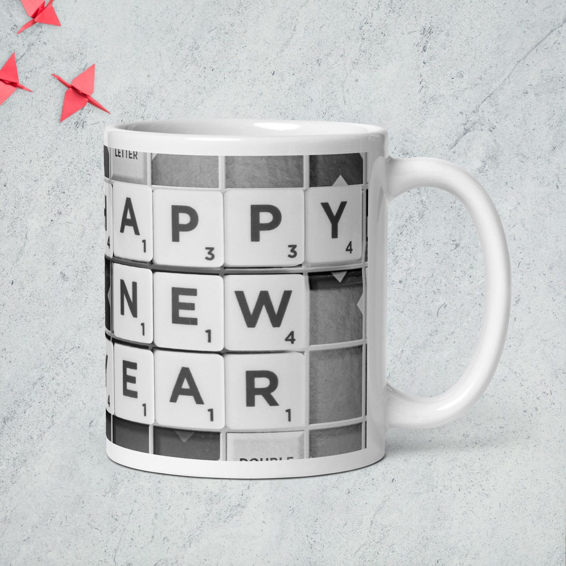 White glossy mug – Happy New Year