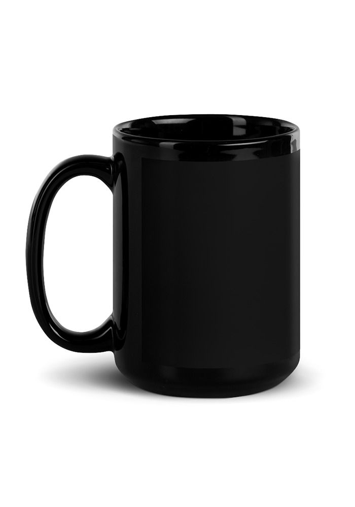 Black Glossy Mug (15 oz)