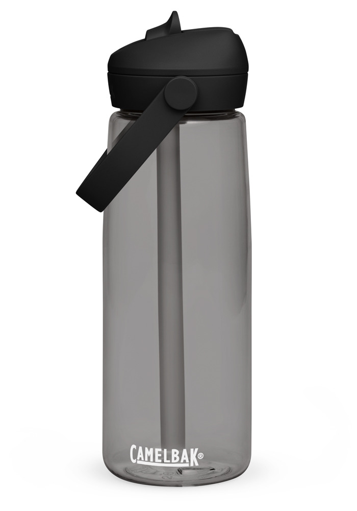 Flip Straw Water Bottle | CamelBak Thrive (Charcoal / 25 oz)