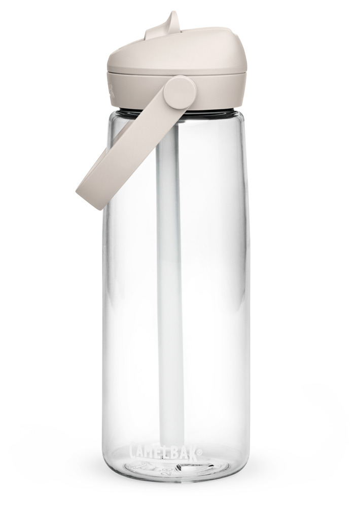 Flip Straw Water Bottle | CamelBak Thrive (Clear / 25 oz)