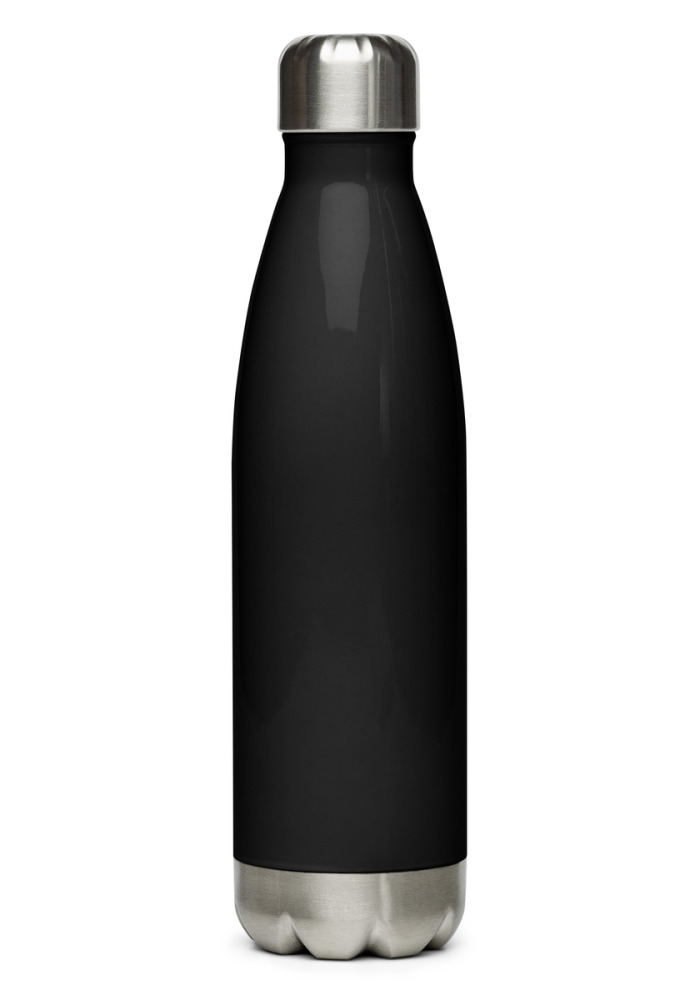 Stainless Steel Water Bottle (Black / 17 oz)