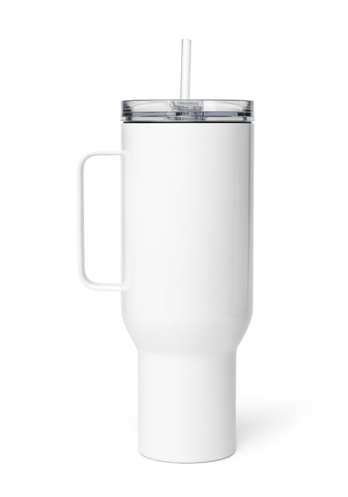 Travel Mug with a Handle (White / 40 oz)